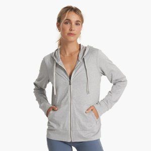 Vuori Halo Performance Hoodie 2.0 Grey Heather Size S